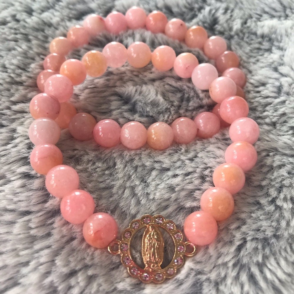 Blessed Mother Bracelet Set